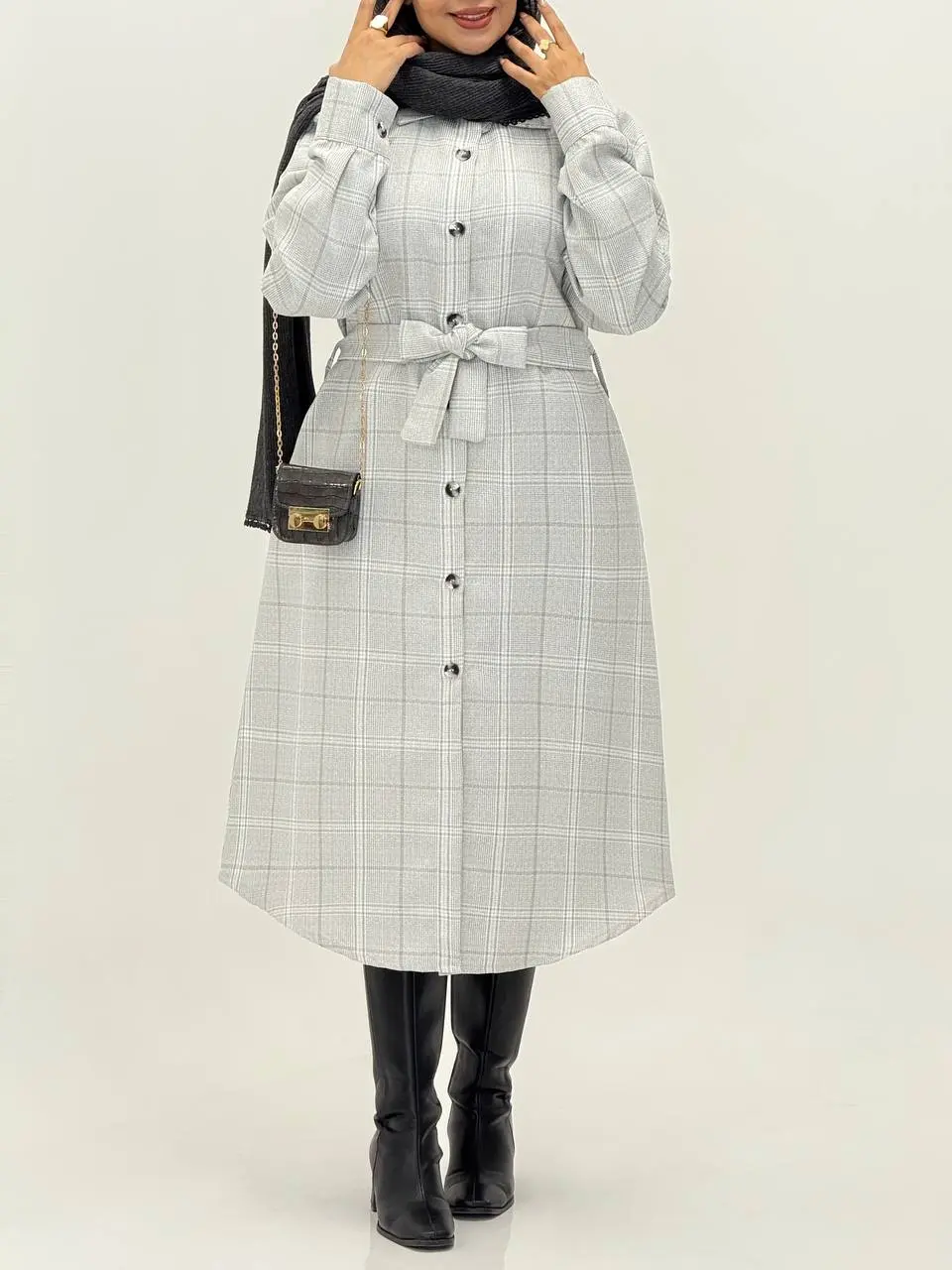 3564-مانتو پاییزه شایلین